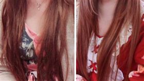 好的髮型設計師真的很重要！一名女網友抱怨，她花了5000元染髮、護髮，沒想到過了2個禮拜，她的頭髮一直斷，跟「稻草」差不多，最後她只好找以前的設計師求救，才將髮質救回來。其他網友看到後掀起熱議，紛紛表示「真的差很多！」（圖／翻攝自爆怨公社）