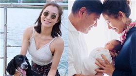 31歲香港女星李美慧（原名李斯庭），生下女兒小糖心，曬一家３口合照。（翻攝ＩＧ）