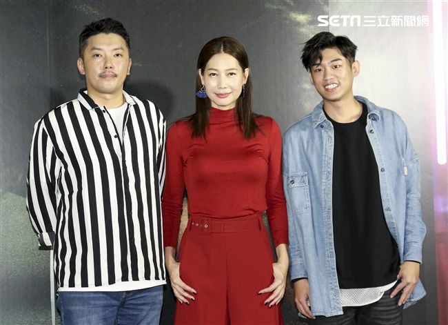 電影「幸福城市」段鈞豪、丁寧、謝章穎。（記者林士傑/攝影）