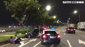 載孕婦通緝犯拒檢　他蛇行狂飆再撞警