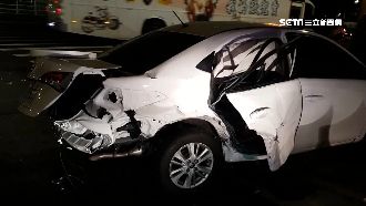 畫面曝光！違規UBER挨撞女客拋飛