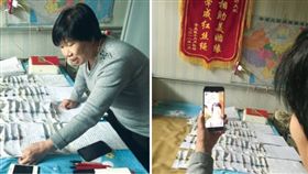 大陸河北一名60歲婦人林福敬，她從去年開始經營「相親直播」，當了紅娘1年多，成功替500人脫魯，深受不少單身男女喜愛，甚至還有來自雲南、新疆的網友請她牽線。對此，林福敬表示，她會做紅娘只是「圖一個樂」！（圖／翻攝自微博）