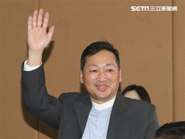 心路基金會歲末募款記者會與楊謹華。（記者林士傑/攝影）