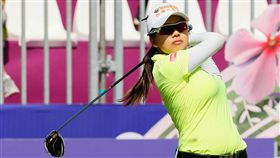 徐薇淩是首回合表現最佳的台灣球員。(圖／裙襬搖搖高爾夫基金會提供）