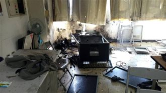 北投分局保養冷氣　意外氣爆1人受傷