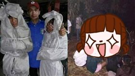印尼,怨靈,開玩笑,萬聖節,墳墓,扮鬼,處罰,警告,睡覺　圖／翻攝自臉書　