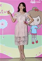 林志玲擔任「一同寶貝你的未來，HPV疫苗年底全面開打」的宣傳大使。（記者邱榮吉/攝影）