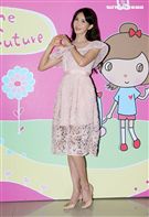 林志玲擔任「一同寶貝你的未來，HPV疫苗年底全面開打」的宣傳大使。（記者邱榮吉/攝影）