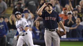 Nathan Eovaldi悲情吞下敗戰。（圖／美聯社／達志影像）