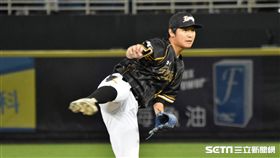 桃猿投手陳禹勳。（圖／記者王怡翔攝影）