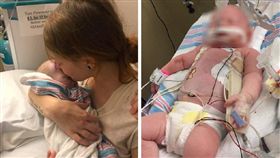 （圖／翻攝自Abigail Rose Friend臉書）
美國,嬰兒,親吻,害命,皰疹病毒