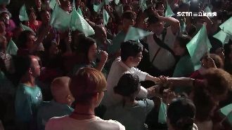 陳其邁後援會造勢　支持者高喊凍蒜