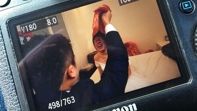 掀起紅布後…新郎大驚！新娘竟是柯P