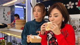 陳子玄、黃甄妮鄉親日突擊花博。(圖/台中市政府提供)