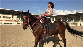 花博哈薩克馬術表演團哈薩克阿拉木圖馬術特技團8月已抵台訓練，希望在台中花博期間呈現最好的馬術表演。（台中市政府提供）中央社記者趙麗妍傳真　107年10月29日