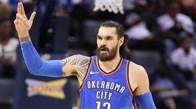 超像！退休老將萬聖節扮…雷霆亞當斯
Scot Pollard,Steven Adams,水行俠,萬聖節
翻攝自推特