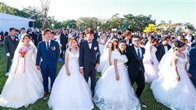 花博豐原葫蘆墩園區聯合婚禮(圖/台中市政府提供)