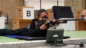 葉玟萱在50公尺步槍三姿中獲得銀牌。（圖／主辦單位提供）