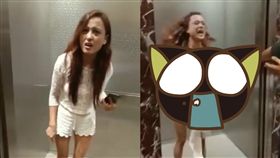 印度,脫衣,警察,電梯,爭吵,情緒,模特兒,作家,法律,訊問,　圖／翻攝自臉書