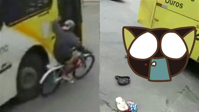 偷懶扶公車！單車男轉彎失重摔遭輾斃