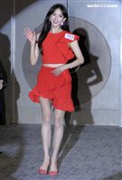 林志玲代言雞精。（記者邱榮吉/攝影）