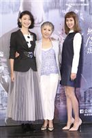 「公視影展×光點華山」售票記者會柯奐如、陸弈靜、孟耿如。（記者林士傑/攝影）