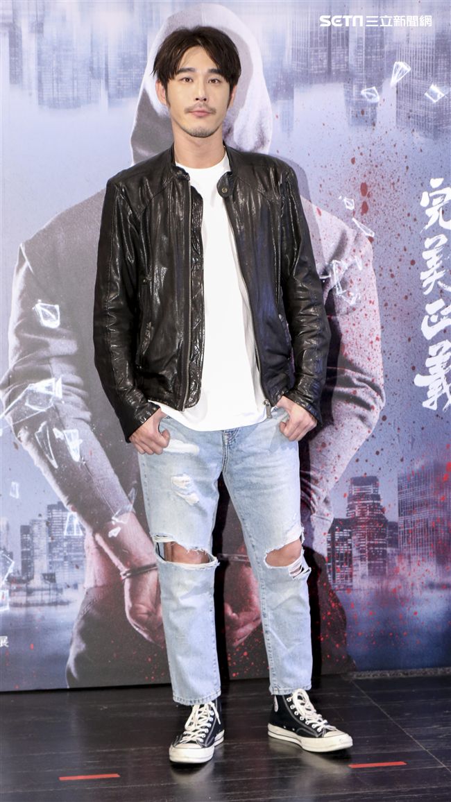 公視影展×光點華山「靈佔」主演黃騰浩。（記者林士傑/攝影）