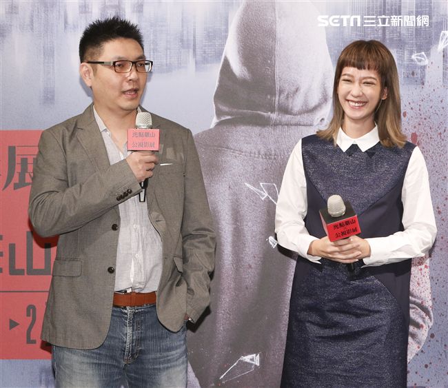 公視影展×光點華山「無界限」導演林真豪與主演孟耿如。（記者林士傑/攝影）