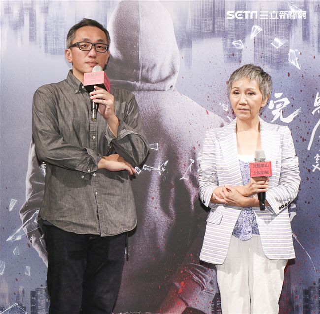公視影展×光點華山「三天兩夜」導演林浩溥與主演陸弈靜。（記者林士傑/攝影）