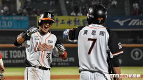 ▲統一獅二壘手潘彥廷攻守表現出色。（圖／記者王怡翔攝影）