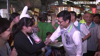 選戰倒數　陳其邁前進五甲夜市爆人潮
