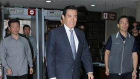 三中案開庭審理　前總統馬英九赴台北地院／記者邱榮吉攝影