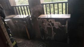 新北市,淡水,火警,紅樹林路,冷氣室外機,