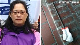 賴香伶遭李明彥持鋼筋打傷頭部（組圖／資料照、翻攝畫面）