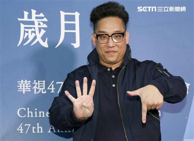 華視47週年台慶暨台慶專刊發表會藝人阿龐。（記者林士傑/攝影）