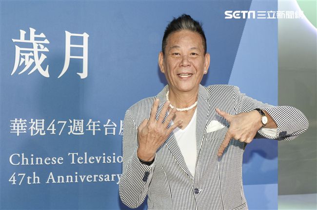 華視47週年台慶暨台慶專刊發表會藝人龍劭華。（記者林士傑/攝影）