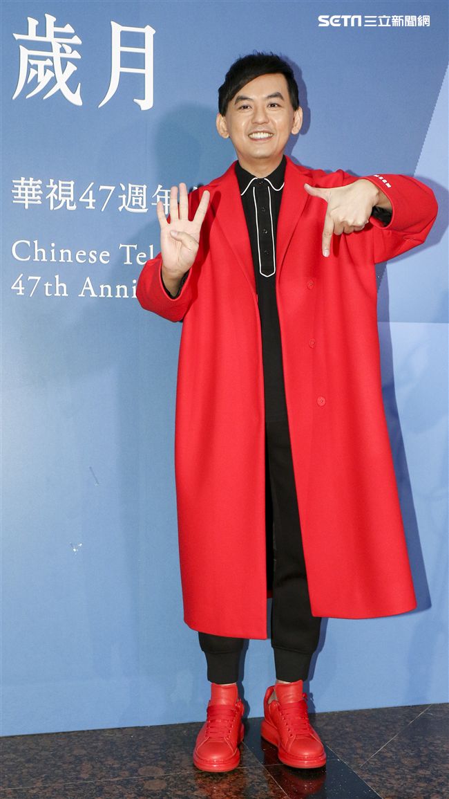 華視47週年台慶暨台慶專刊發表會藝人黃子佼。（記者林士傑/攝影）