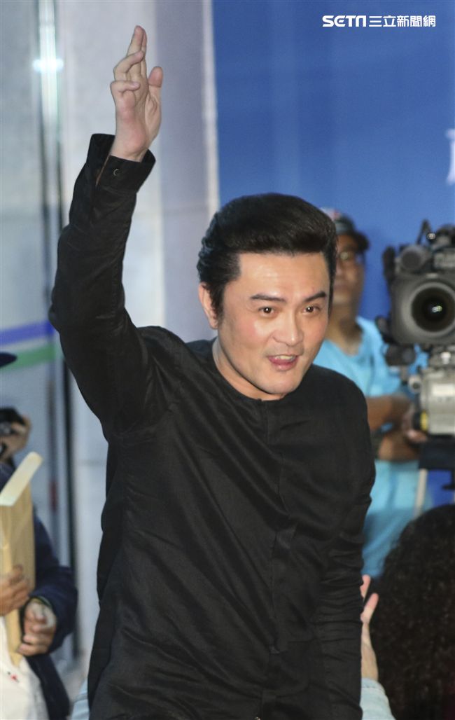 華視47週年台慶暨台慶專刊發表會藝人李羅。（記者林士傑/攝影）