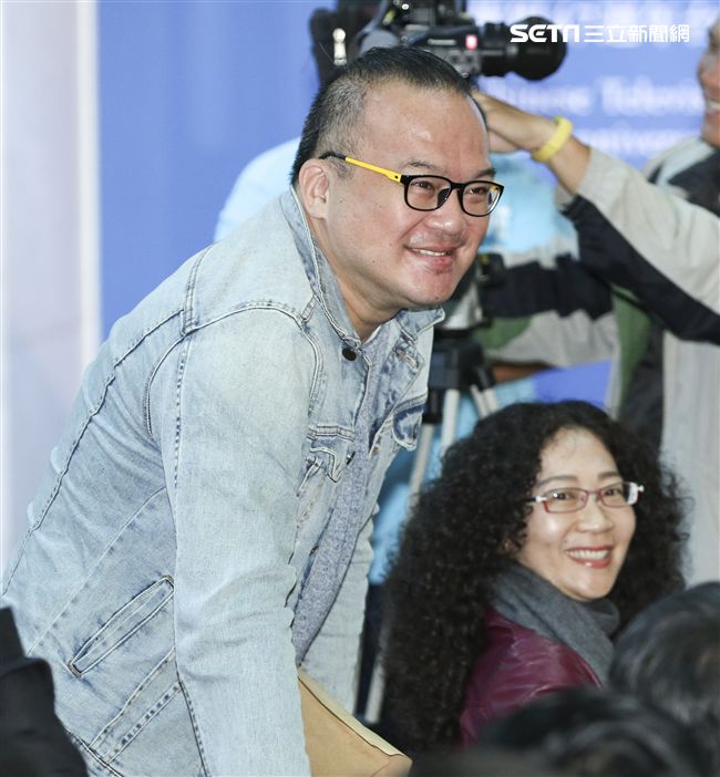 華視47週年台慶暨台慶專刊發表會藝人明金城。（記者林士傑/攝影）