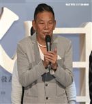 華視47週年台慶暨台慶專刊發表會藝人龍劭華致詞。（記者林士傑/攝影）