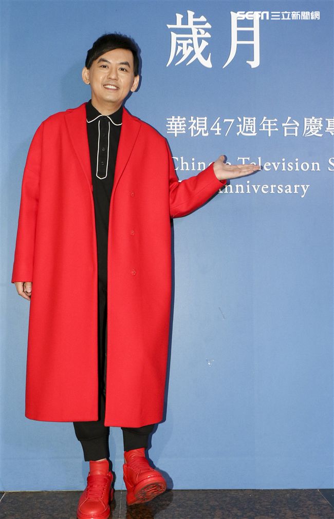 華視47週年台慶暨台慶專刊發表會藝人黃子佼。（記者林士傑/攝影）