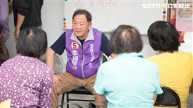 無黨籍台北市長候選人李錫錕與士林地區老人共餐 競選辦公室提供