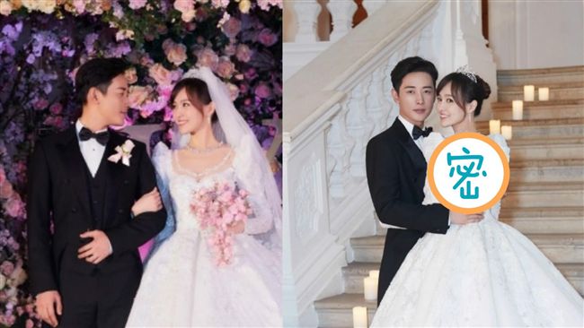 唐嫣❤羅晉婚禮曝光！婚紗藏超辣設計
