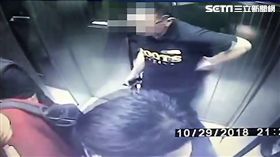 張男遭凌虐後丟包醫院前的最後身影（翻攝畫面）