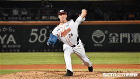統一獅先發投手瑞安。（圖／記者王怡翔攝影）