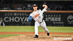 統一獅先發投手瑞安。（圖／記者王怡翔攝影）