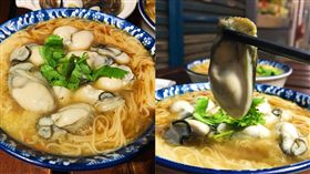 新竹東門市場美食,享初食堂,鮮蚵麵線,鹹酥雞麵線(記者郭奕均攝影)