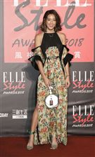 ELLE Style Awards風格人物大賞IG紅人獎Angelina。（記者林士傑/攝影）