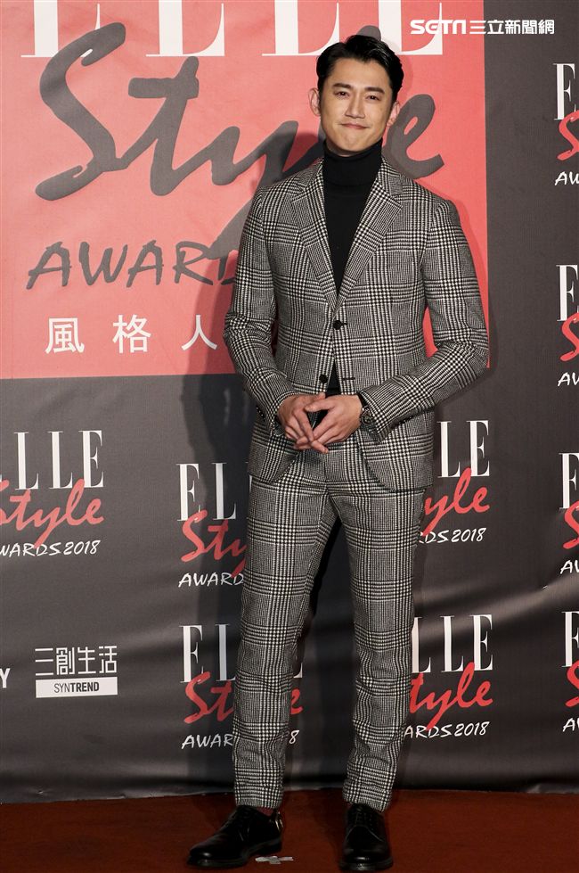 ELLE Style Awards風格人物大賞男演員獎吳慷仁。（記者林士傑/攝影）