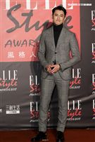 ELLE Style Awards風格人物大賞男演員獎吳慷仁。（記者林士傑/攝影）